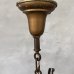 画像7: VINTAGE ANTIQUE LIGHT  ヴィンテージ アンティーク シャンデリア パンライト 吊り下げライト シーリングランプ 天井照明 / 4灯 ライト ペンダントライト 真鍮 GE E26 店舗什器 アメリカ USA (3) (7)