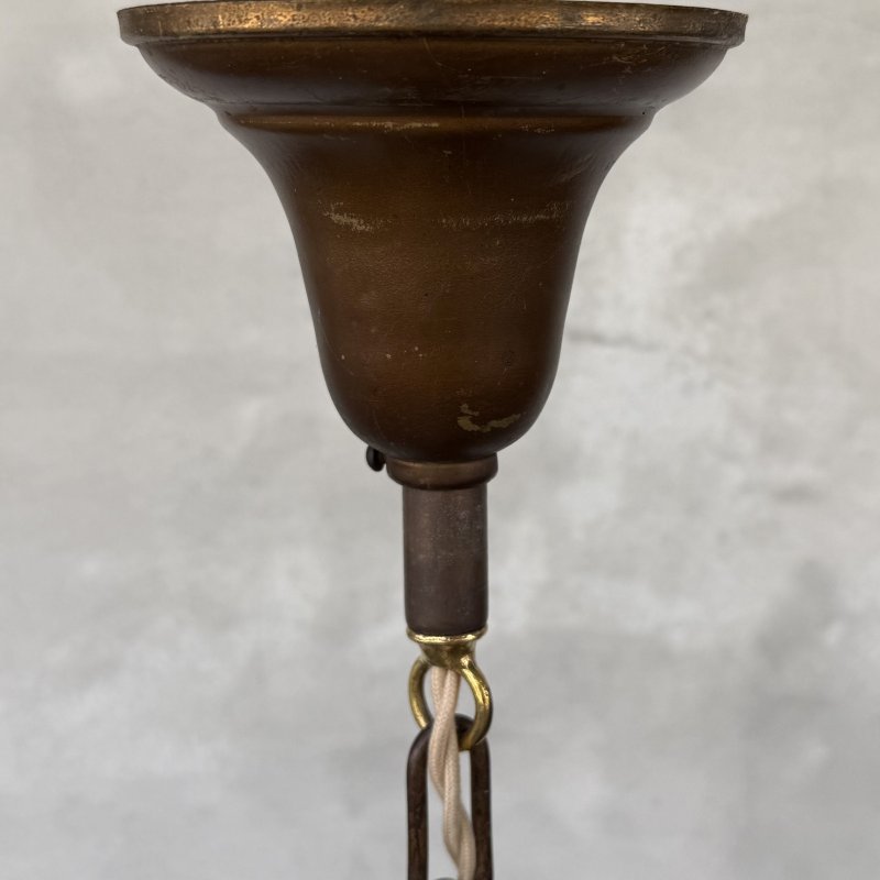 画像7: VINTAGE ANTIQUE LIGHT ヴィンテージ アンティーク シャンデリア パンライト 吊り下げライト  天井照明 / 5灯 ライト ペンダントランプ 真鍮 HUBBELL 店舗什器 E26 アメリカ USA (2)