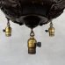 画像5: VINTAGE ANTIQUE LIGHT ヴィンテージ アンティーク シャンデリア パンライト 吊り下げライト  天井照明 / 5灯 ライト ペンダントランプ 真鍮 HUBBELL 店舗什器 E26 アメリカ USA (2) (5)