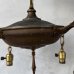 画像8: VINTAGE ANTIQUE LIGHT  ヴィンテージ アンティーク シャンデリア パンライト 吊り下げライト シーリングランプ 天井照明 / 4灯 ライト ペンダントライト 真鍮 HUBBELL E26 店舗什器 アメリカ USA (4) (8)