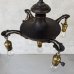 画像2: VINTAGE ANTIQUE LIGHT ヴィンテージ アンティーク シャンデリア パンライト 吊り下げライト  天井照明 / 5灯 ライト ペンダントランプ 真鍮 HUBBELL 店舗什器 E26 アメリカ USA (2) (2)
