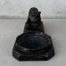 画像2: VINTAGE ANTIQUE BULLDOG FIGURE ASH TRAY ヴィンテージ アンティーク ブルドッグ アッシュトレイ 灰皿 オブジェ 置物 / コレクタブル ディスプレイ インテリア 犬 動物 鋳物 アメリカ  (2)