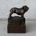 画像4: VINTAGE ANTIQUE BULLDOG FIGURE ヴィンテージ アンティーク ブルドッグ オブジェ 置物 / コレクタブル ディスプレイ ペーパーウェイト ジャパンカラー 犬 動物 鋳物 アメリカ  (4)