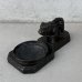 画像1: VINTAGE ANTIQUE BULLDOG FIGURE ASH TRAY ヴィンテージ アンティーク ブルドッグ アッシュトレイ 灰皿 オブジェ 置物 / コレクタブル ディスプレイ インテリア 犬 動物 鋳物 アメリカ  (1)