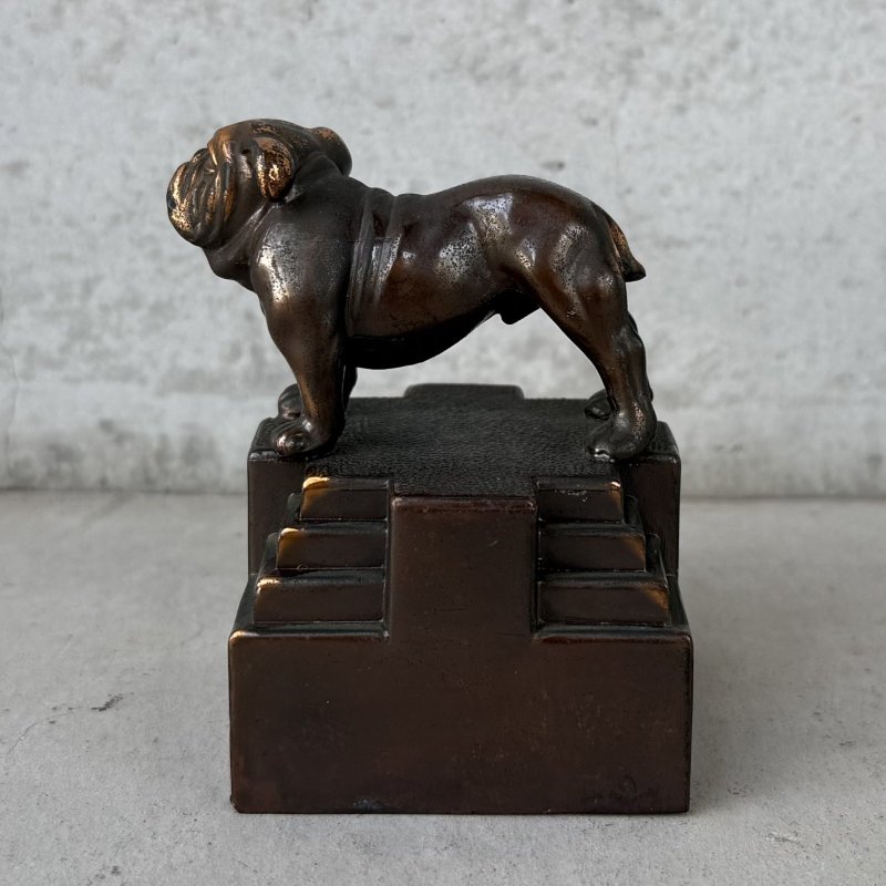 画像5: VINTAGE ANTIQUE BULLDOG FIGURE ヴィンテージ アンティーク ブルドッグ オブジェ 置物 / コレクタブル ディスプレイ ペーパーウェイト ジャパンカラー 犬 動物 鋳物 アメリカ 