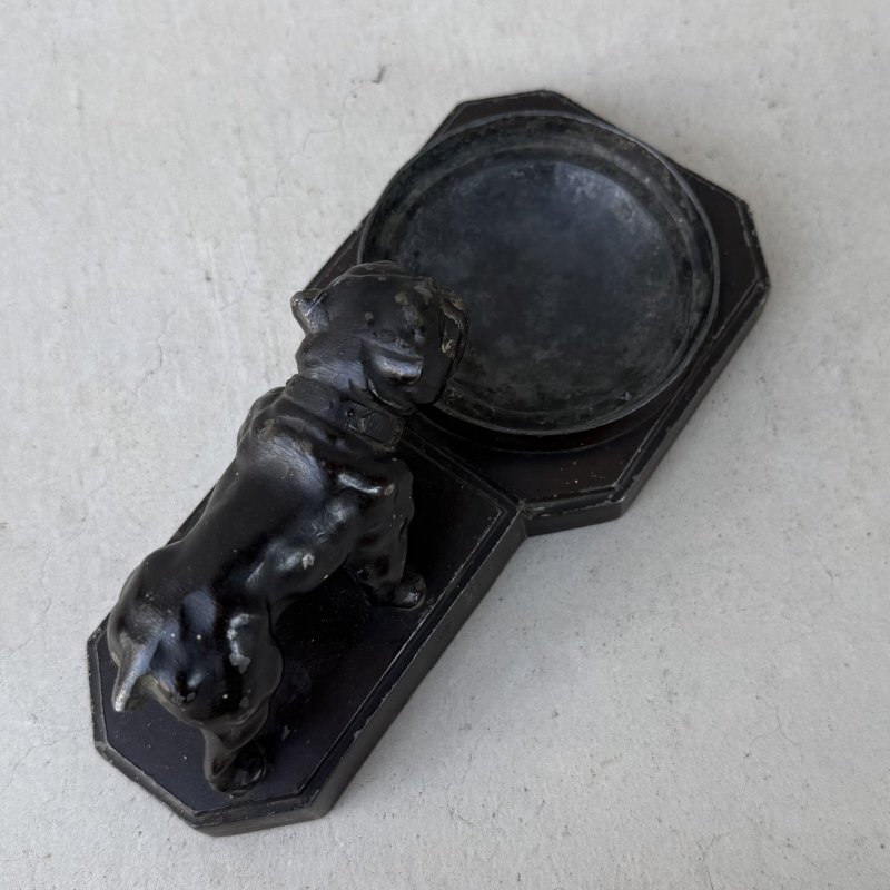 画像6: VINTAGE ANTIQUE BULLDOG FIGURE ASH TRAY ヴィンテージ アンティーク ブルドッグ アッシュトレイ 灰皿 オブジェ 置物 / コレクタブル ディスプレイ インテリア 犬 動物 鋳物 アメリカ 