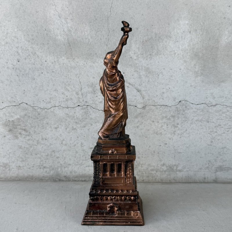 画像3: VINTAGE ANTIQUE STATUE OF LIBERTY  ヴィンテージ アンティーク 自由の女神 コインバンク 貯金箱 / コレクタブル オブジェ インテリア ディスプレイ 置物 雑貨 アメリカ (3)