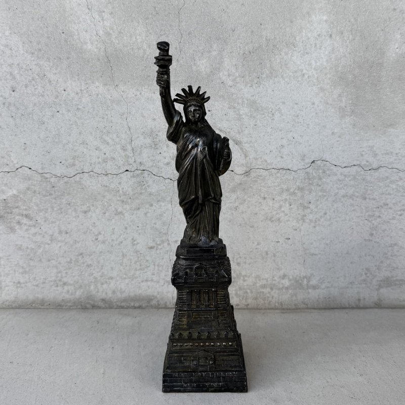 画像1: VINTAGE ANTIQUE STATUE OF LIBERTY  FIGURE ヴィンテージ アンティーク 自由の女神 / コレクタブル オブジェ インテリア ディスプレイ 置物 雑貨 アメリカ (4)