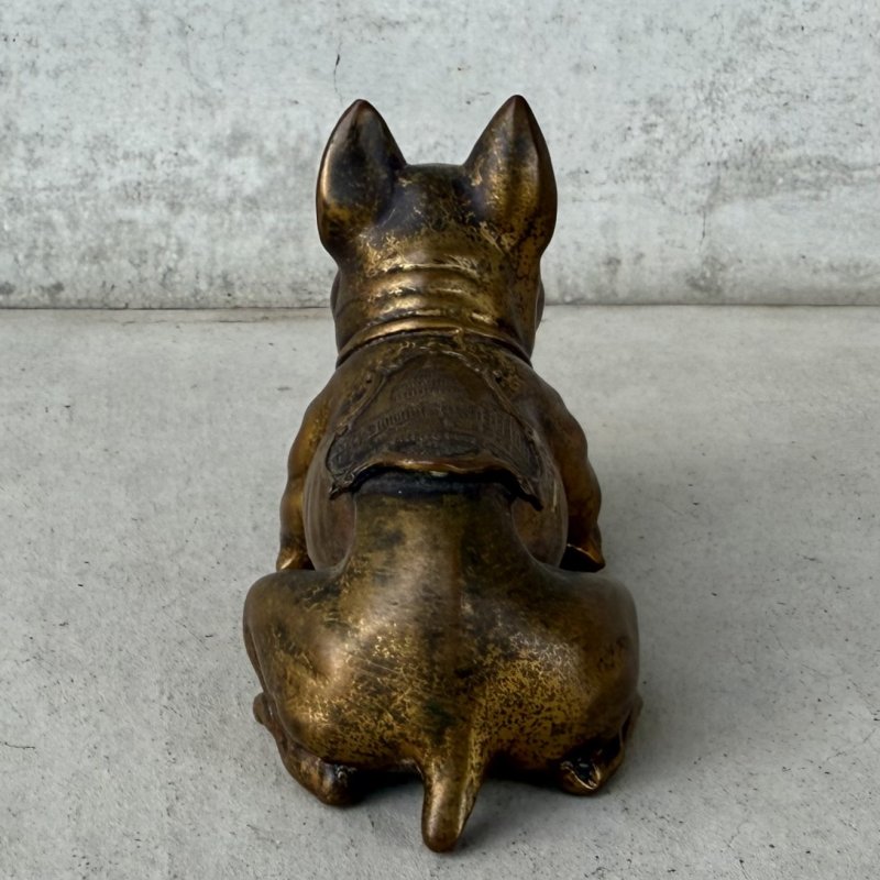 画像3: VINTAGE ANTIQUE FRENCH BULLDOG FIGURE JENNINGS BROTHERS WASHINGTON D.C. THE CAPITOL ヴィンテージ アンティーク フレンチブルドッグ オブジェ 置物 ジェニングス ブラザーズ / コレクタブル ディスプレイ ペーパーウェイト ワシントン州議会議事堂 犬 動物 鋳物 アメリカ 