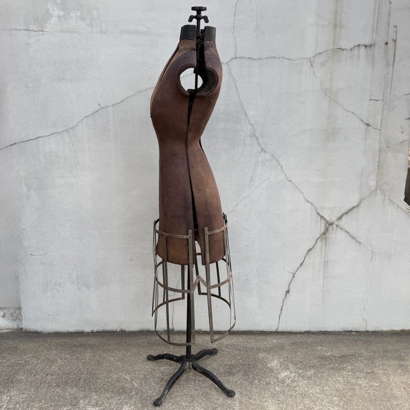 画像2: VINTAGE ANTIQUE DRESS FORM TORSO ヴィンテージ アンティーク ドレスフォーム トルソー マネキン ボディー / ディスプレイ アパレル 服屋 店舗什器 アメリカ