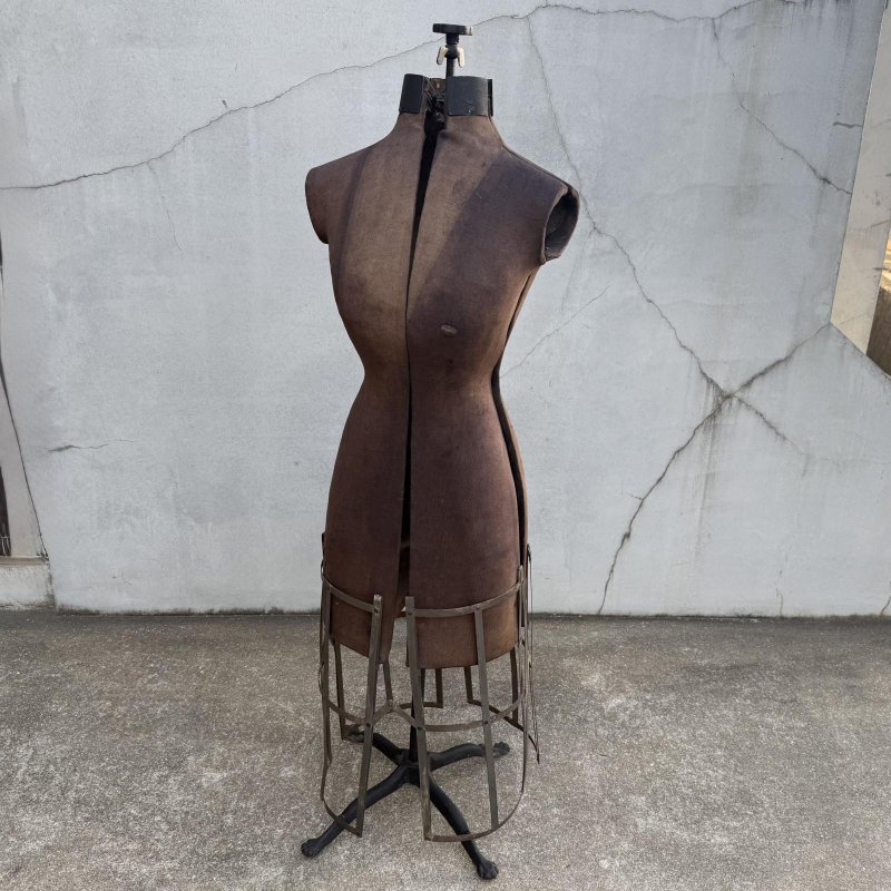 画像3: VINTAGE ANTIQUE DRESS FORM TORSO ヴィンテージ アンティーク ドレスフォーム トルソー マネキン ボディー / ディスプレイ アパレル 服屋 店舗什器 アメリカ