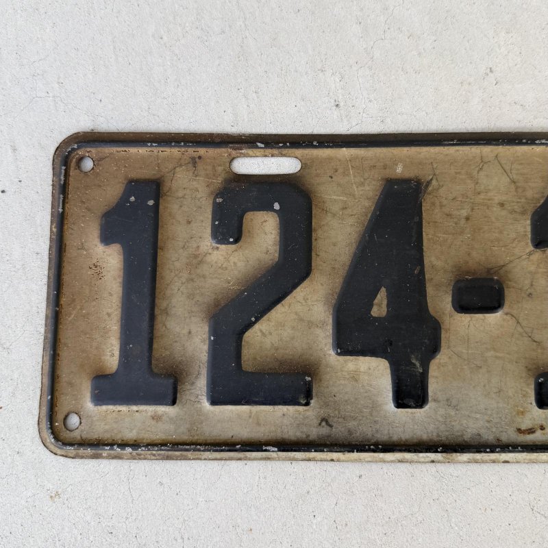 画像5: VINTAGE ANTIQUE LICENSE PLATE ヴィンテージ アンティーク ナンバープレート ライセンスプレート / インダストリアル モーター系 ガレージ ディスプレイ 車 1922年 イリノイ アメリカ