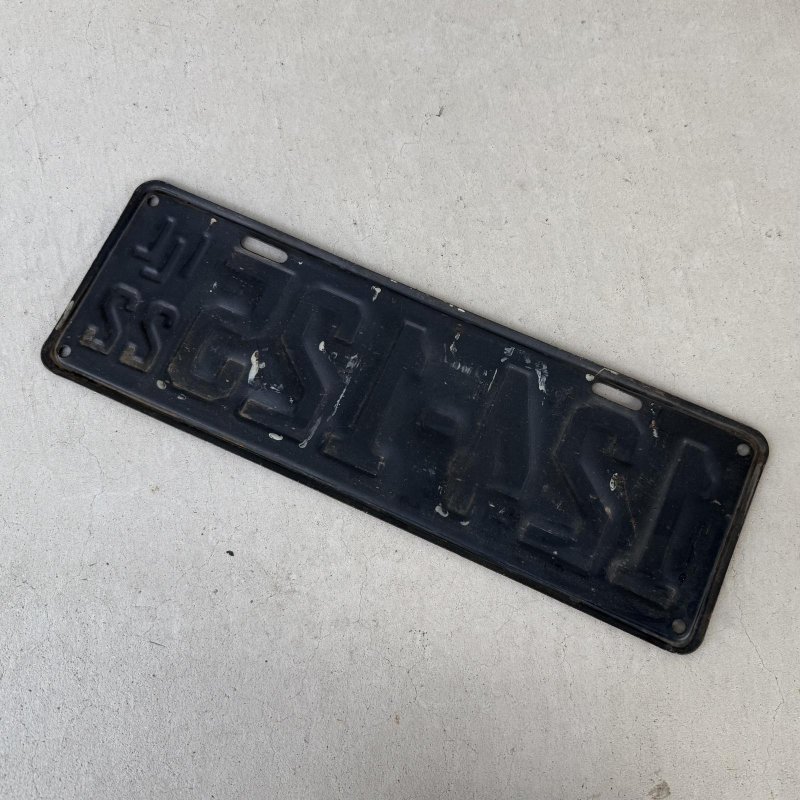 画像2: VINTAGE ANTIQUE LICENSE PLATE ヴィンテージ アンティーク ナンバープレート ライセンスプレート / インダストリアル モーター系 ガレージ ディスプレイ 車 1922年 イリノイ アメリカ