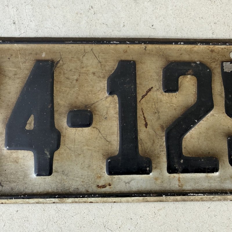 画像6: VINTAGE ANTIQUE LICENSE PLATE ヴィンテージ アンティーク ナンバープレート ライセンスプレート / インダストリアル モーター系 ガレージ ディスプレイ 車 1922年 イリノイ アメリカ