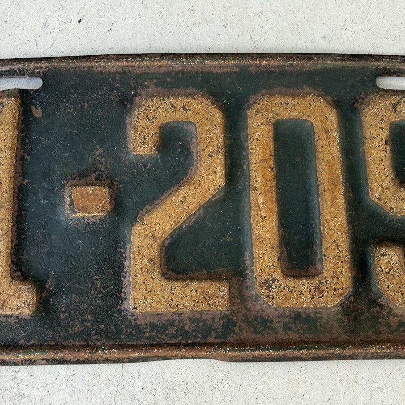 画像6: VINTAGE ANTIQUE LICENSE PLATE ヴィンテージ アンティーク ナンバープレート ライセンスプレート / インダストリアル モーター系 ガレージ ディスプレイ 車 1923年 イリノイ アメリカ