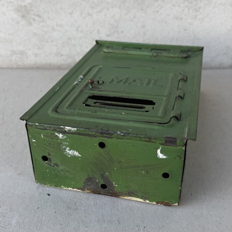 画像7: VINTAGE ANTIQUE MAILBOX POST ヴィンテージ アンティーク メールボックス 郵便ポスト 郵便受け / 壁付け ディスプレイ 玄関 店舗什器 アメリカ