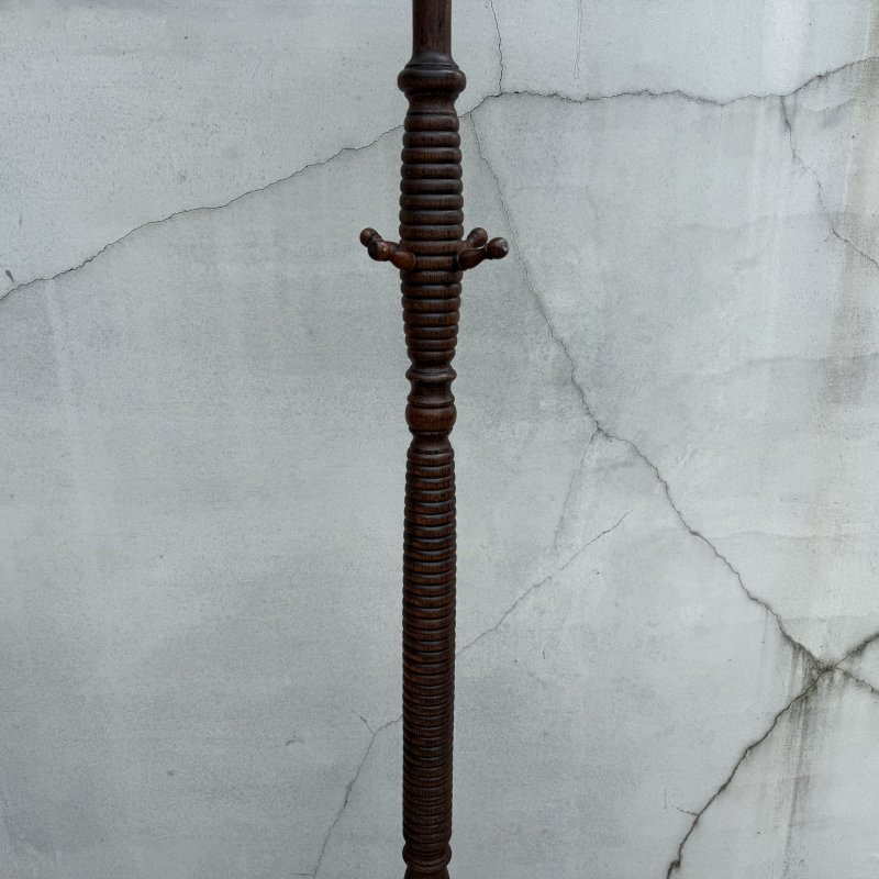 画像5: VINTAGE ANTIQUE COAT RACK  ヴィンテージ アンティーク コートラック ポールハンガー クロージングラック ハンガーラック  / ウッド 木製 家具 服屋 店舗 什器 アメリカ
