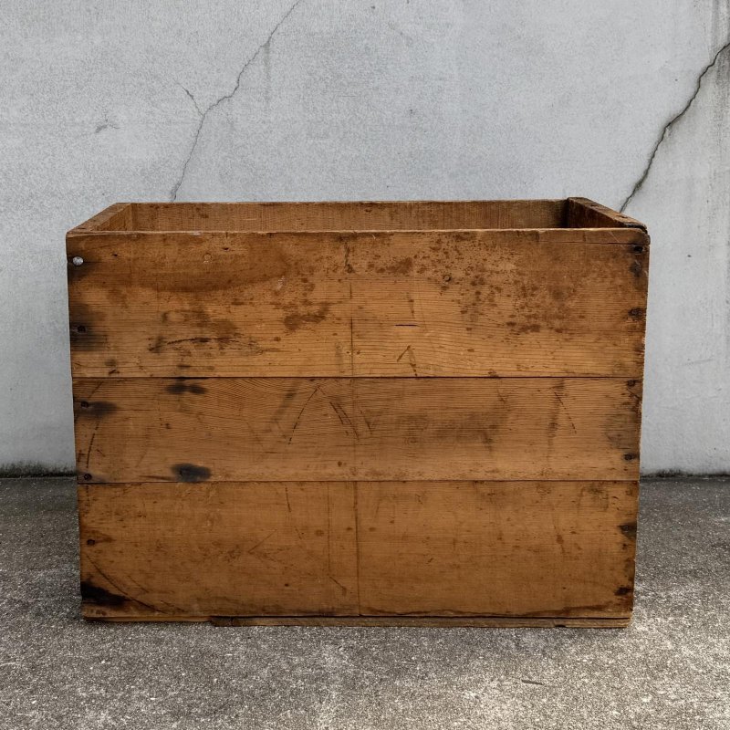 画像2: VINTAGE ANTIQUE WOOD CRATE WOODEN BOX PENICK OIL ヴィンテージ アンティーク ウッドボックス 木箱 / コレクタブル 収納 ケース オイル アドバタイジング 企業物 店舗什器 アメリカ (1)