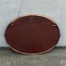 画像2: VINTAGE ANTIQUE WALL MIRROR JAPANNED ヴィンテージ アンティーク 鏡 ミラー ジャパンフィニッシュ 壁掛けミラー ウォールミラー / ジャパンカラー 楕円形 インテリア 店舗什器 アメリカ  (2)