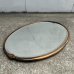画像4: VINTAGE ANTIQUE WALL MIRROR JAPANNED ヴィンテージ アンティーク 鏡 ミラー ジャパンフィニッシュ 壁掛けミラー ウォールミラー / ジャパンカラー 楕円形 インテリア 店舗什器 アメリカ  (4)