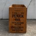 画像3: VINTAGE ANTIQUE WOOD CRATE WOODEN BOX PENICK OIL ヴィンテージ アンティーク ウッドボックス 木箱 / コレクタブル 収納 ケース オイル アドバタイジング 企業物 店舗什器 アメリカ (2) (3)