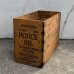 画像1: VINTAGE ANTIQUE WOOD CRATE WOODEN BOX PENICK OIL ヴィンテージ アンティーク ウッドボックス 木箱 / コレクタブル 収納 ケース オイル アドバタイジング 企業物 店舗什器 アメリカ (1) (1)