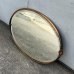 画像1: VINTAGE ANTIQUE WALL MIRROR JAPANNED ヴィンテージ アンティーク 鏡 ミラー ジャパンフィニッシュ 壁掛けミラー ウォールミラー / ジャパンカラー 楕円形 インテリア 店舗什器 アメリカ  (1)