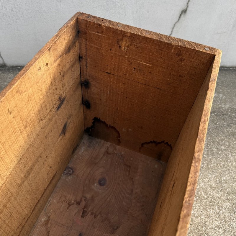 画像8: VINTAGE ANTIQUE WOOD CRATE WOODEN BOX PENICK OIL ヴィンテージ アンティーク ウッドボックス 木箱 / コレクタブル 収納 ケース オイル アドバタイジング 企業物 店舗什器 アメリカ (1)