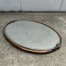 画像3: VINTAGE ANTIQUE WALL MIRROR JAPANNED ヴィンテージ アンティーク 鏡 ミラー ジャパンフィニッシュ 壁掛けミラー ウォールミラー / ジャパンカラー 楕円形 インテリア 店舗什器 アメリカ  (3)