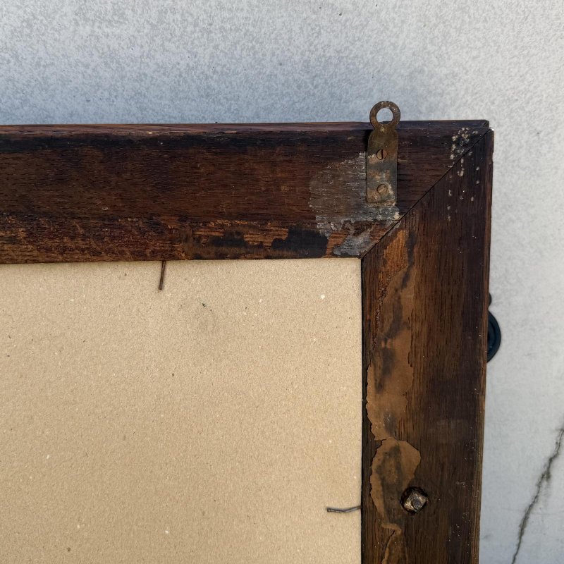 画像9: VINTAGE ANTIQUE WALL MIRROR  HAT RACK ヴィンテージ アンティーク 鏡 ミラー  壁掛けミラー ウォールミラー ハットラック / フック付き インテリア ウッド 木製 店舗什器 アメリカ 