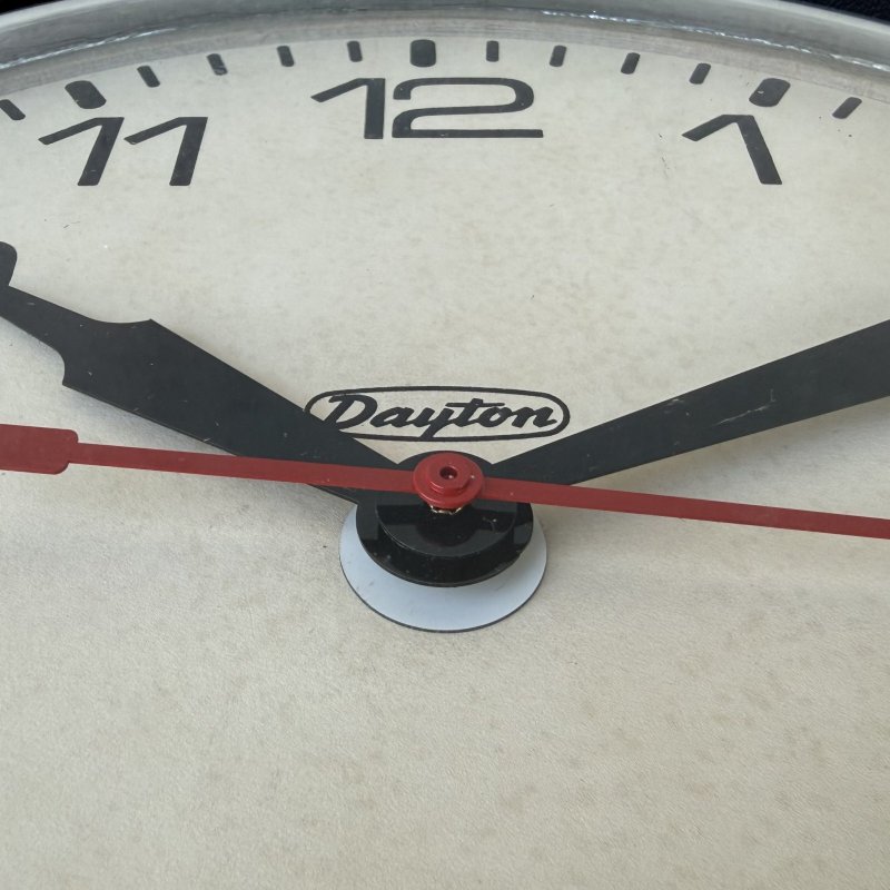 画像7: VINTAGE ANTIQUE DAYTON WALL CLOCK ヴィンテージ アンティーク ウォールクロック 壁掛け時計 アメリカ / インダストリアル スクールクロック 店舗什器 USA