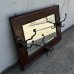 画像2: VINTAGE ANTIQUE WALL MIRROR  HAT RACK ヴィンテージ アンティーク 鏡 ミラー  壁掛けミラー ウォールミラー ハットラック / フック付き インテリア ウッド 木製 店舗什器 アメリカ  (2)
