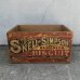 画像1: VINTAGE ANTIQUE WOOD CRATE WOODEN BOX SNELL&SIMPSON BISCUIT CO ヴィンテージ アンティーク ウッドボックス 木箱 / コレクタブル 収納 ケース ビスケット アドバタイジング 企業物 店舗什器 アメリカ (1)