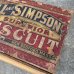 画像7: VINTAGE ANTIQUE WOOD CRATE WOODEN BOX SNELL&SIMPSON BISCUIT CO ヴィンテージ アンティーク ウッドボックス 木箱 / コレクタブル 収納 ケース ビスケット アドバタイジング 企業物 店舗什器 アメリカ (7)