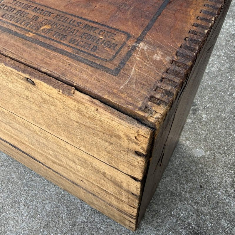 画像8: VINTAGE ANTIQUE WOOD CRATE WOODEN BOX ARM&HAMMER ヴィンテージ アンティーク ウッドボックス 木箱 / コレクタブル 収納 ケース アドバタイジング 企業物 店舗什器 アメリカ