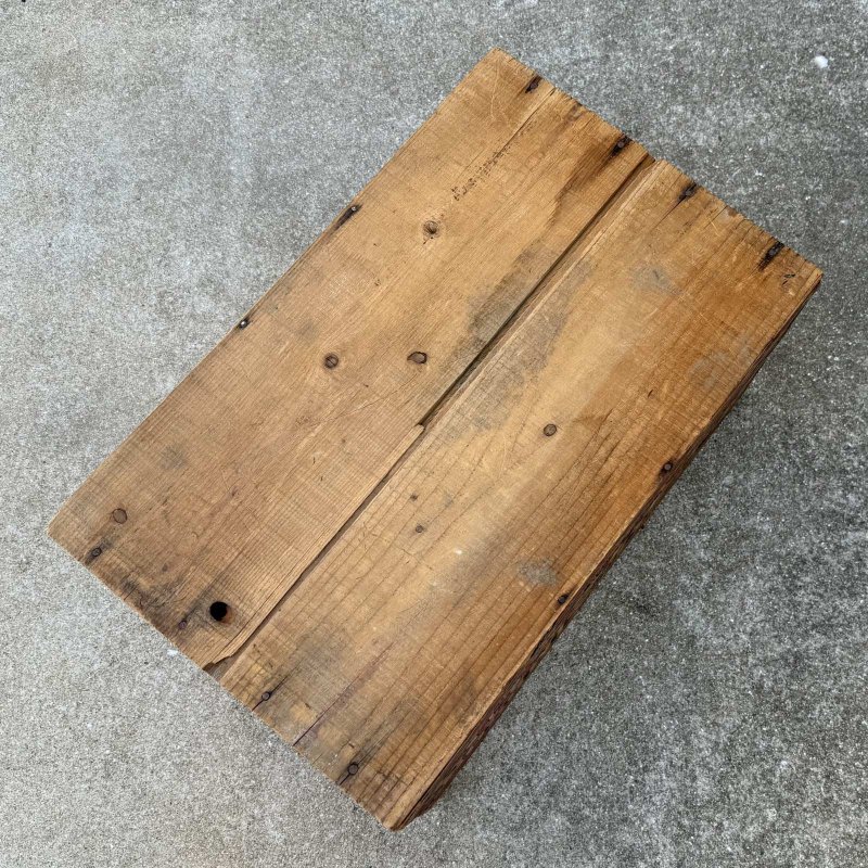 画像6: VINTAGE ANTIQUE WOOD CRATE WOODEN BOX SNELL&SIMPSON BISCUIT CO ヴィンテージ アンティーク ウッドボックス 木箱 / コレクタブル 収納 ケース ビスケット アドバタイジング 企業物 店舗什器 アメリカ