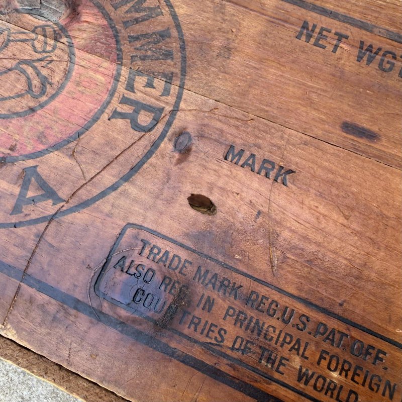 画像10: VINTAGE ANTIQUE WOOD CRATE WOODEN BOX ARM&HAMMER ヴィンテージ アンティーク ウッドボックス 木箱 / コレクタブル 収納 ケース アドバタイジング 企業物 店舗什器 アメリカ
