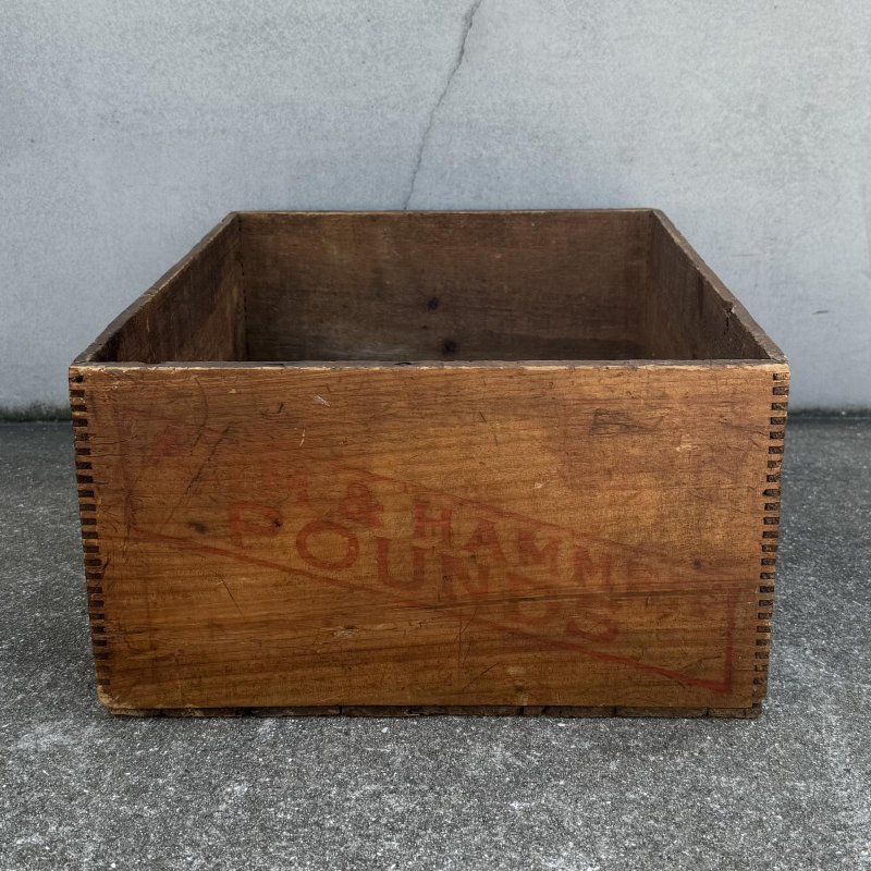 画像3: VINTAGE ANTIQUE WOOD CRATE WOODEN BOX ARM&HAMMER ヴィンテージ アンティーク ウッドボックス 木箱 / コレクタブル 収納 ケース アドバタイジング 企業物 店舗什器 アメリカ