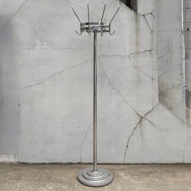 画像1: VINTAGE ANTIQUE CIRCULAR RACK ヴィンテージ アンティーク サークルラック フック クロージングラック ハンガーラック コートラック / コートスタンド ハットラック 家具 服屋 店舗 什器 アメリカ
