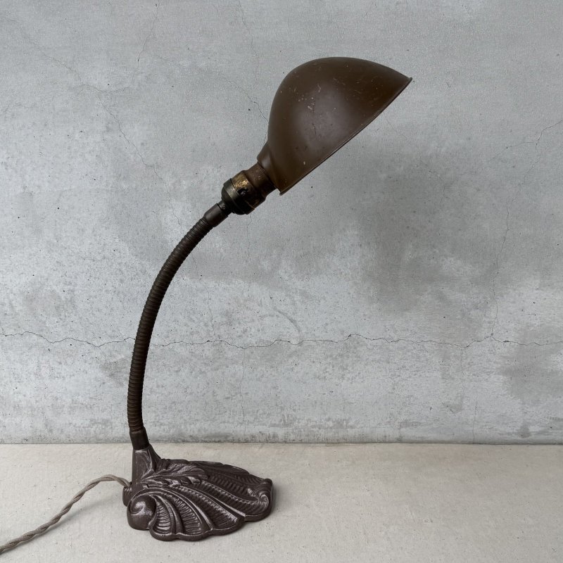 画像3: VINTAGE ANTIQUE DESKLAMP ALADDIN ヴィンテージ アンティーク デスクランプ スタンドライト 卓上ライト テーブルランプ 照明 / グースネック E26 店舗什器 アメリカ (4)