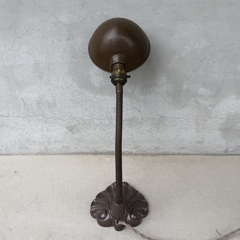 画像2: VINTAGE ANTIQUE DESKLAMP ALADDIN ヴィンテージ アンティーク デスクランプ スタンドライト 卓上ライト テーブルランプ 照明 / グースネック E26 店舗什器 アメリカ (4)