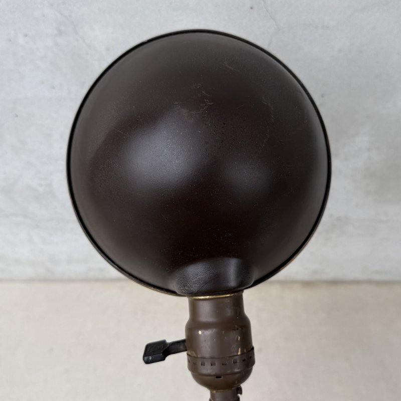 画像8: VINTAGE ANTIQUE DESKLAMP ALADDIN ヴィンテージ アンティーク デスクランプ スタンドライト 卓上ライト テーブルランプ 照明 / グースネック アイアン E26 店舗什器 アメリカ (3)