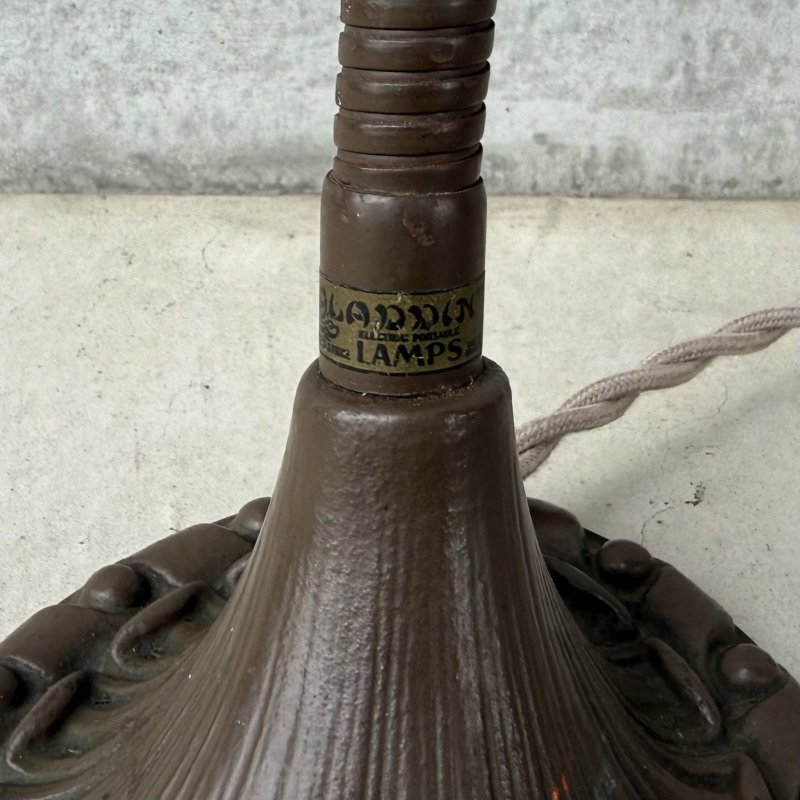 画像7: VINTAGE ANTIQUE DESKLAMP ALADDIN ヴィンテージ アンティーク デスクランプ スタンドライト 卓上ライト テーブルランプ 照明 / グースネック アイアン E26 店舗什器 アメリカ (3)