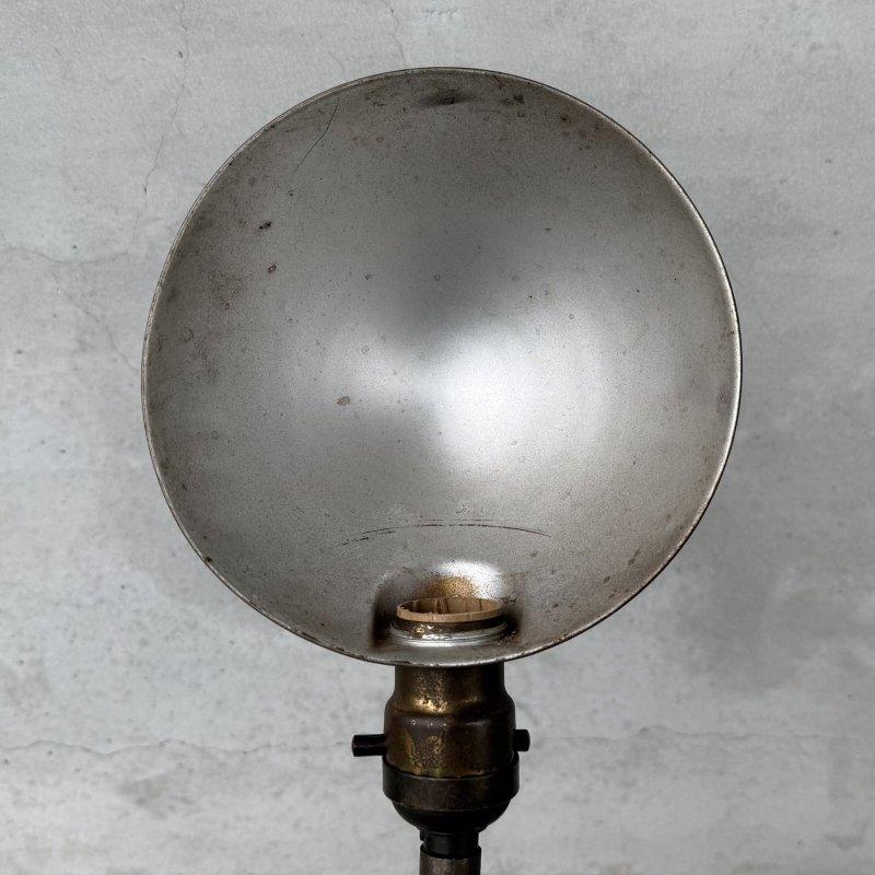 画像8: VINTAGE ANTIQUE DESKLAMP ALADDIN ヴィンテージ アンティーク デスクランプ スタンドライト 卓上ライト テーブルランプ 照明 / グースネック E26 店舗什器 アメリカ (4)
