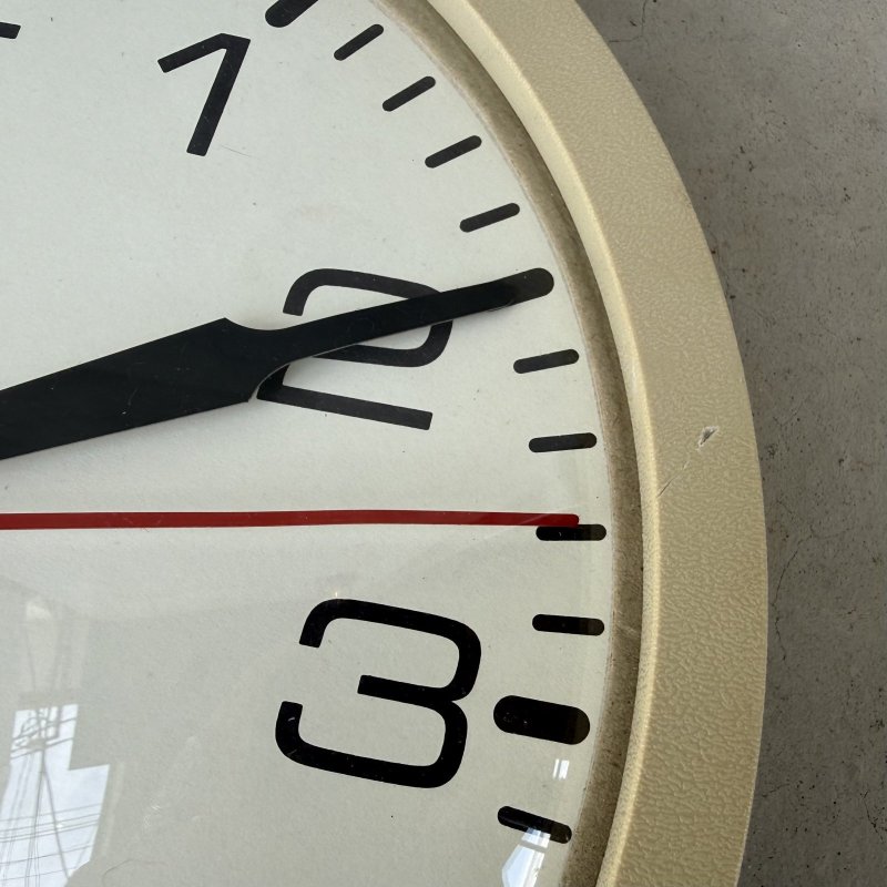 画像9: VINTAGE ANTIQUE DAYTON WALL CLOCK ヴィンテージ アンティーク ウォールクロック 壁掛け時計 / インダストリアル スクールクロック ホワイト 白色 店舗什器 アメリカ USA