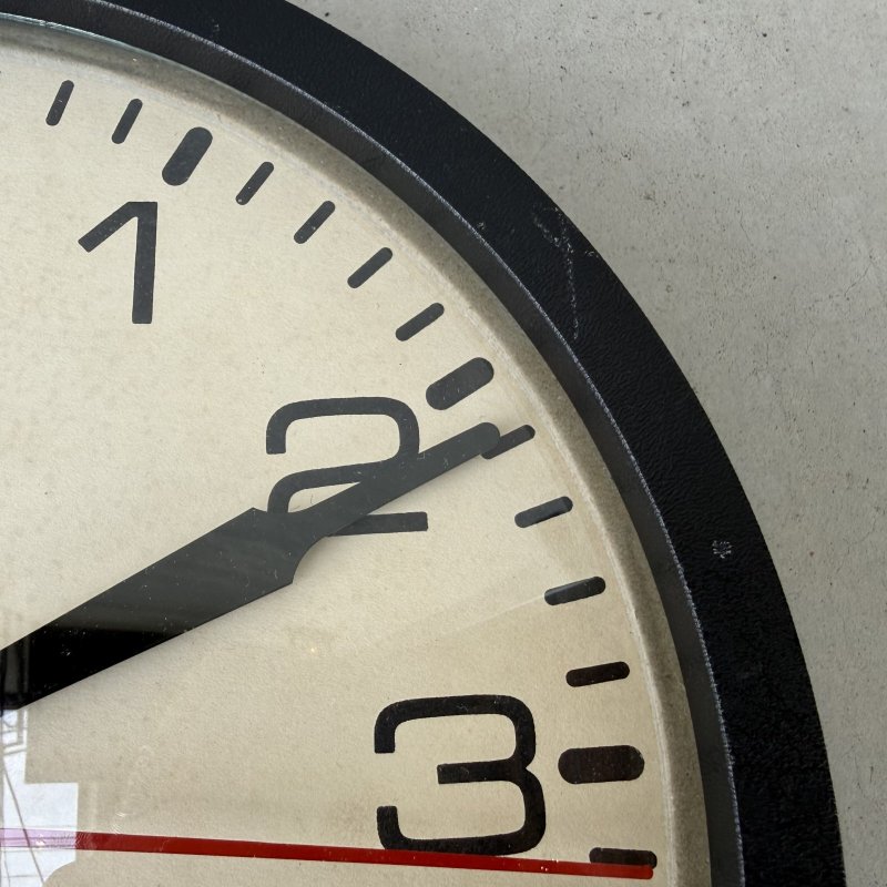 画像8: VINTAGE ANTIQUE DAYTON WALL CLOCK ヴィンテージ アンティーク ウォールクロック 壁掛け時計 / インダストリアル スクールクロック ブラック 黒色 店舗什器 アメリカ USA