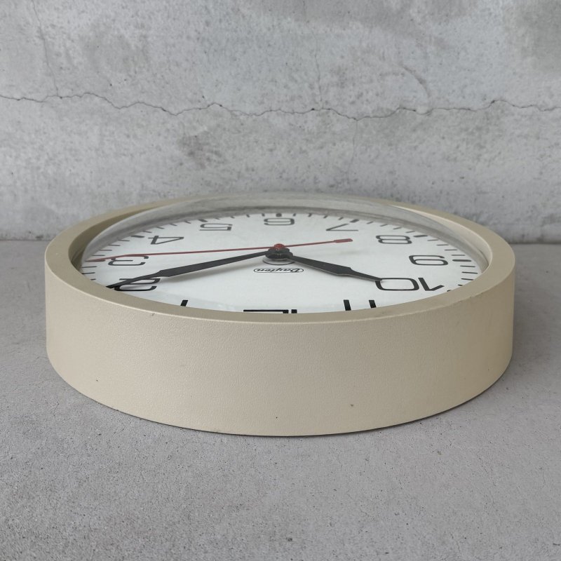 画像4: VINTAGE ANTIQUE DAYTON WALL CLOCK ヴィンテージ アンティーク ウォールクロック 壁掛け時計 / インダストリアル スクールクロック ホワイト 白色 店舗什器 アメリカ USA