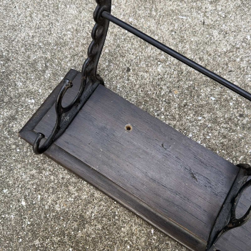 画像6: VINTAGE ANTIQUE COAT HAT RACK ヴィンテージ アンティーク コートラック ハットラック ウォールハンガー / ウォールインテリア ウッド 木製 アイアン 店舗什器 アメリカ (1)