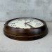 画像6: VINTAGE ANTIQUE WALL CLOCK GENERAL ELECRIC TELECHRON ヴィンテージ アンティーク ウォールクロック ゼネラルエレクトリック GE テレクロン 壁掛け時計 / スクールクロック ベークライト 丸型 茶色 店舗什器 アメリカ (6)