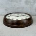 画像3: VINTAGE ANTIQUE WALL CLOCK GENERAL ELECRIC TELECHRON ヴィンテージ アンティーク ウォールクロック ゼネラルエレクトリック GE テレクロン 壁掛け時計 / スクールクロック ベークライト 丸型 茶色 店舗什器 アメリカ (3)